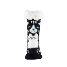 pour garçons de 1 à 12 ans 6 paires de chaussettes en laine nouveauté Chaussettes de chat mignon QKURT Chaussettes d'hiver pour enfants chaussettes chaudes en coton épais en coton épais 