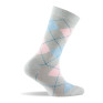 Mi-chaussettes enfant intarsia gris.