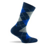 Mi-chaussettes enfant intarsia marine.