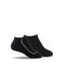 Lot de 2 paires d'invisibles en coton enfant coloris noir.