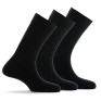 Lot de 3 paires de mi-chaussettes plumetis multicolore fond noir.