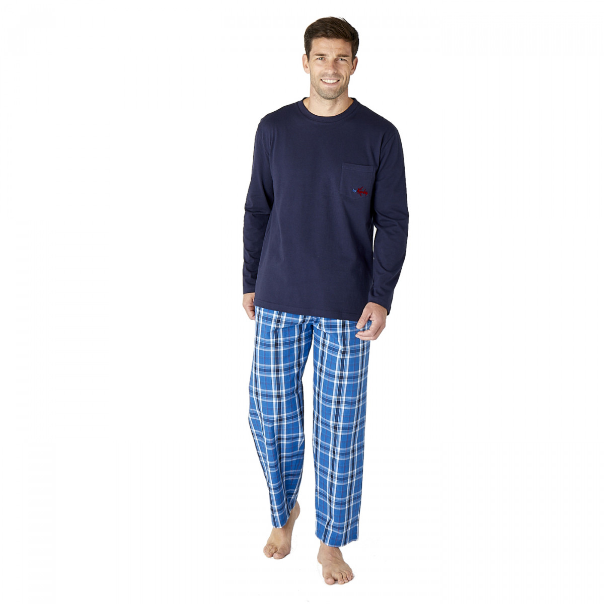 Alternatief Memoriseren opstelling Pyjama long pantalon carreaux en coton biologique - Homme | Kindy
